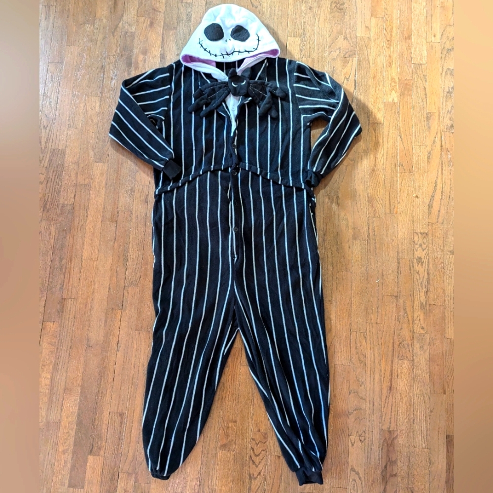 Disney Nightmare Before Christmas Jack Skellington Onesie Size XL